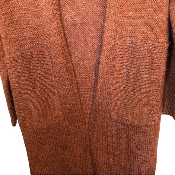 🌹Mystree Rust Open-Front Cardigan - Picture 2 of 6